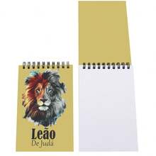 Set Of 5 Evangelical Party Favors: Notebook, Keychain, Bottle, And Pen - León - Ver 4