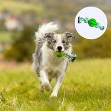 3 件套狗狗磨牙绳玩具套装，互动式洁牙磨牙玩具，互动式训练狗绳，适合各种室内外狗狗，幼犬幼猫磨牙绳球，带手柄，适合户外训练。 - 綠色 - 查看 4