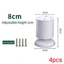 4pcs Adjustable Aluminum Alloy Furniture Legs - Precise Height Adjustable, Suitable For Replacement Legs On Beds, Sofas, Tables And Other Furniture | Heavy Duty Support - Multicolor - View 24
