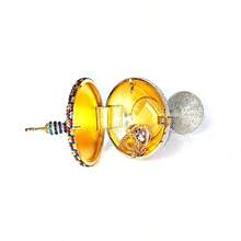 Women Sparkly Martini Rhinestone Purse Cherry Goblet Shape Crystal Evening Clutch Diamond Cocktail Cup Bag For Party Wedding - Hồng 1 - Xem 5