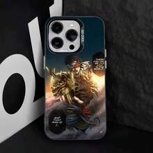 Custodia per telefono compatibile con R-Record Of Ragnarok, adatta per modelli 17, 16, 15, 14, 13, 12, 11, Pro, Max, Plus, E, Air, Mini, in TPU nero. Custodia compatibile con i modelli 17 Pro, 17 Pro Max, 17. - z2 - Visualizzare 2