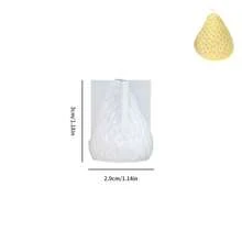 S M L 3D草莓硅胶蜡烛模具 - DIY工艺品，适用于婚礼、生日礼物、肥皂、石膏和树脂浇铸 - Strawberry - 查看 9