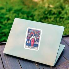 1张3英寸可移除户外防水乙烯基耐用创意礼品贴纸 - 艺术设计，色彩缤纷的抽象图案，时尚的心理健康意识贴纸，精美的笔记本电脑、平板电脑、手机壳装饰贴纸 - A - 查看 10