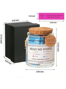 1pc Bible Verse Jar, Bible Verse Jar For Expressing Emotions And Feelings, Christian Women Gift, Graduation Gift, Canned Bible Verses, Prayer Hope Jar, Mother's Day Gift - Multicolor - View 7