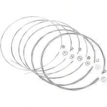 instrumento de cuerdaElectric Strings Juego Completo de 6 Cuerdas de Acero al Carbono Con Revestimiento Antióxido para ra Eléctrica Sonido Claro y Estable - Pago - Ver 1