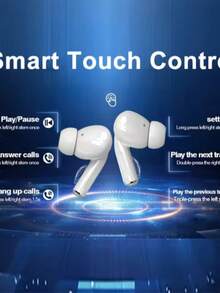 Earphones, Wireless Earphones, TWS True Wireless Earbuds - Unparalleled True Wireless Freedom & Stylish Wireless Earbuds - White - View 11