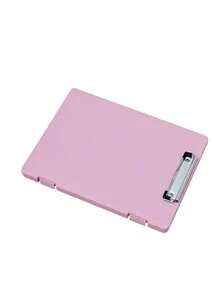 1/2 Folder Storage Box, Available In Multiple Colors, With Built-In Storage Space, Suitable For Storing Test Papers, Files, Sheet Music And Other Materials, Essential For Students And Teachers - Pink - View 10