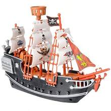 RINCO - Barco pirata de juguete detallado de lujoChildlike charm, a must-have gift for children - Rojoonegro - Ver 2