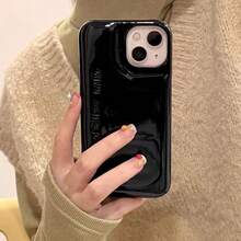 [Winter New Arrival] Apple 17 Air New Premium Leather Cute Candy-Colored Unique Soap Design Phone Case Compatible With IPhone 17/17 Pro/17 Pro Max/16 Pro Max/16/16 Pro/15/15 Pro/15 Pro Max/14/14 Pro/14 Pro Max/13 Pro Max. Minimalist Design, Fashionable And Creative. Popular With Men And Women. Shockproof, Drop-Proof, Scratch-Resistant, And Waterproof. - 黑色 - 查看 11