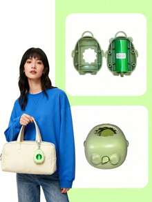 Upgraded Version, 1 Box + 120pcs Trash Bags/1 Box/120pcs Trash Bags. This Portable Stroller Trash Bag Dispenser Storage Box Is Made Of Thicker, Scented Printed Plastic Bags, Suitable For Outdoor Travel, Strollers, Cars And Home Use. Also Suitable For Households With Pets.