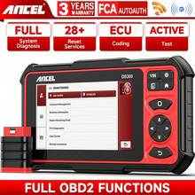 ANCEL DS300 OBD2 Scanner Full System Bi-Directional Scan Tool ECU Key Coding Tool With 30 Reset A/F Adjust DPF TPMS Scanner For All Cars,Supports Lifetime Free WiFi Updates - DS300 - View 1