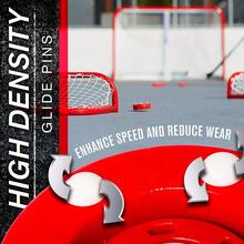 Franklin Sports  Street Roller Hockey Pucks - Pro Commander Outdoor Roller Hockey Pucks for Practice + Training - Outdoor Hockey Street Pucks with Rollers - 24 Bulk Packs 6 Packs + Single Pucks - como en la foto - Ver 4