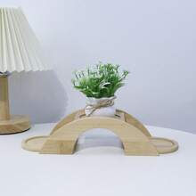 1 pièce/4 pièces Mini plantes artificielles en pot, série verte de fleurs et verdure artificielles, décoration pour la maison, le bureau/le bureau/la table à manger/la coiffeuse - Vert - Voir 6