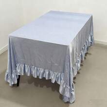 1 chiếc khăn trải bàn xếp ly co giãn có họa tiết, kích thước 70.87*82.68 inch, thích hợp cho đám cưới, ăn uống, tiệc tùng, sinh nhật, sử dụng hàng ngày, cắm trại ngoài trời, trang trí bàn trong nhà và ngoài trời. - Nhiều màu - Xem 19