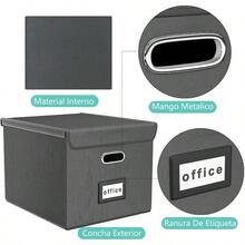 File Jackets & File Pockets - 다크그레이 - 보기 2