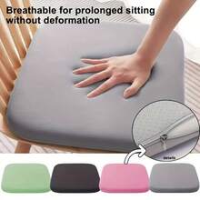 Cushion - Breathable Pad, Relieves Pressure, Comfortable For Long-Time Sitting, Non-Slip, Moderate Softness And Hardness, Suitable For All Seasons - Applicable For Office Chairs, Dining Chairs, Cars, Classrooms And Home. - Multicolor - View 2