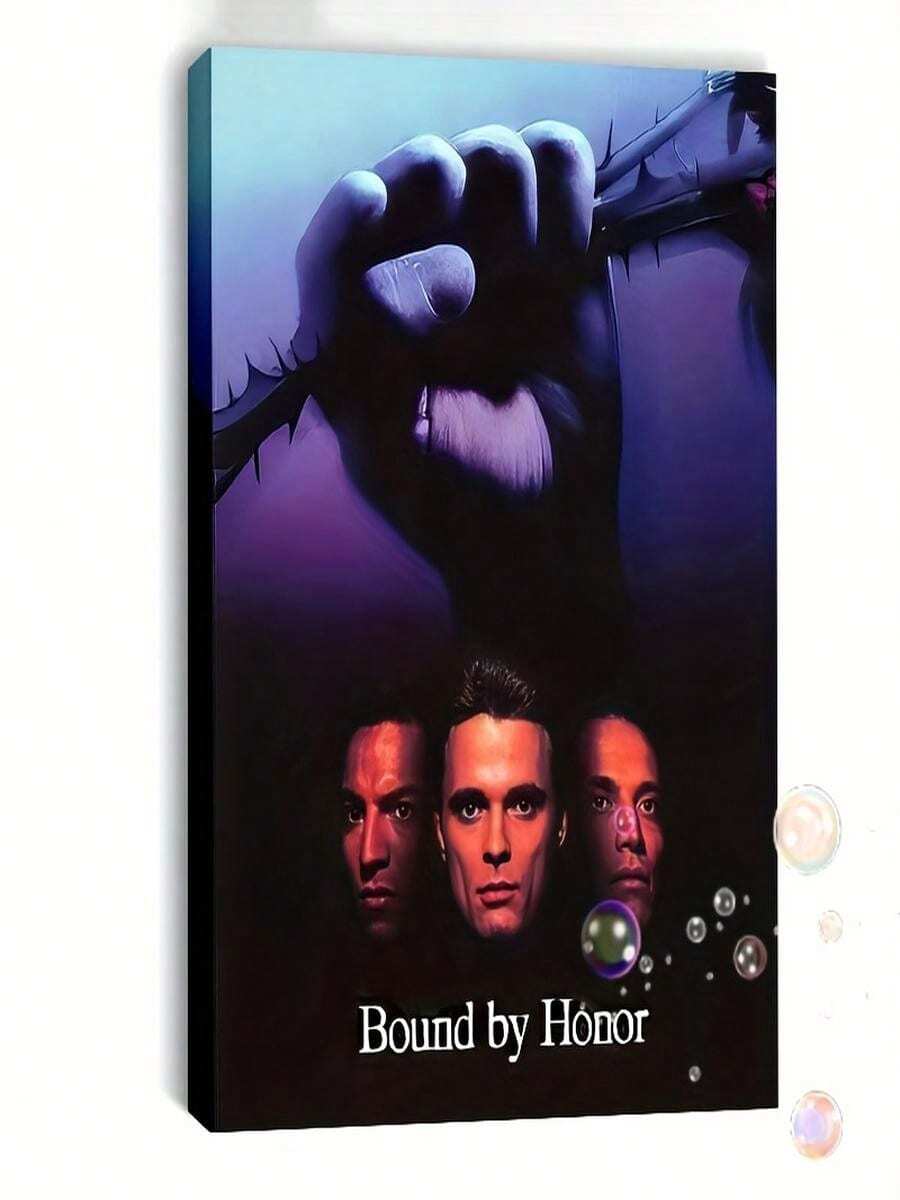 1pc Boundbyhonor Movie Poster Canvas Print - 11.8x15.7 Inches, Vibrant Colors, Durable Mural, Suitable For Bedroom, Office, Living Room, Coffee Shop Decoration, Movie Theater Decoration. - 白色 - 查看 1