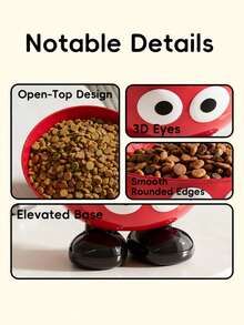 Large Capacity Anti-Slip Pet Bowl, High Raised Cat Bowl Protects Neck, Anti-Spill Pet Food Bowl - 1.2L - View 6