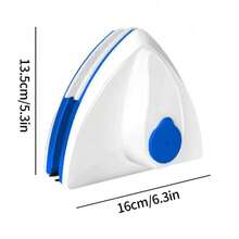 Magnetic Window Cleaner Double Sided Indoor Outside Glass Cleaner Magnet Washer - Blue and White - View 5