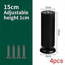 4pcs Adjustable Aluminum Alloy Furniture Legs - Precise Height Adjustable, Suitable For Replacement Legs On Beds, Sofas, Tables And Other Furniture | Heavy Duty Support - Multicolor - View 22