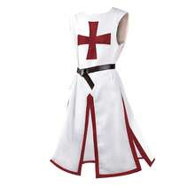 Men's Costumes - Sleeveless Red and White (belt Not Included) - View 2