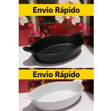 Set Of 4 White Plastic Canoe-Shaped Serving Trays In Ice Color For Snacks, Barbecues, And Portions - 白色 - 查看 6