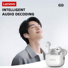 Lenovo LP30pro Wireless Bluetooth Earphones, Sports Running In-Ear High-Quality Sound, Long Battery Life, Universal - Grey - View 7
