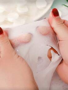 10/30/50/100/500pcs Portable Cleansing Tissue, Suitable For Compressed Face Mask - Beauty Salon Grade Nonwoven Compressed Cleansing Sheets - Multicolor - View 4