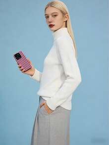 1pc Women's Fashion Fruit Pattern 13-Inch 2-In-1 Phone Case, Dopamine Pink And Black Stripe Dual-Layer Protective Shell, High-Quality Matte Film Phone Cover, Suitable For Commuting/Dating/Campus Photography, Fashionable Phone Accessory For Stylish Girls/Office Workers/Students