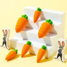 Disney Zootopia Cute Cartoon Carrot 3D Shaped Rubber Set - Multicolor - View 10