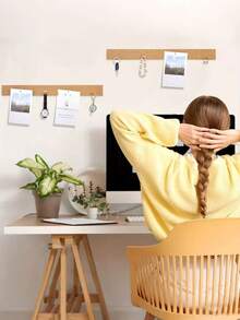 12-Inch Cork Strips, Cork Tape, Flat Announcement Bars, Suitable For Frameless Cork Wall Bulletin Board, Self-Adhesive, Applicable For Office, School, Home Message And Photo Display