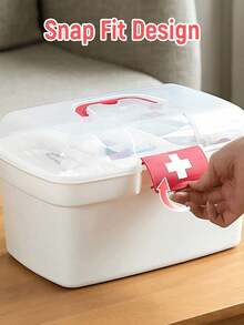 1 pieza Caja de pastillas multicapa para el hogar, estuche de pastillas portátil dividido, caja de medicamentos compacta, organizador de pastillas para el hogar, caja de pastillas impermeable para viajes, organizador de medicación diaria, contenedor de tabletas de vitaminas (estilo aleatorio) - Multicolor - Ver 6