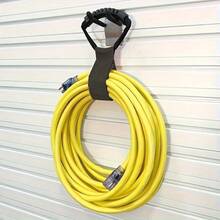Multifunctional Nylon Storage Strap With Handle For Garage, Workshop And Home Organization, Durable Hook And Loop Fastener Keeps Hoses, Extension Cords, Cables, Power Strips And Accessories Neatly, Ideal For Boat, RV, Car, Studio, Shed Storage, Wall Mount Or Vehicle Mount, Space-Saving, Heavy-Duty, Easy Install, Clutter Control, Quick-Access Neat Portable Versatile Everyday Use - Black - View 4