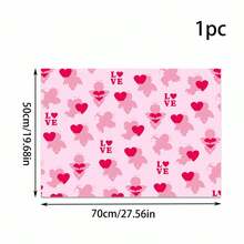 Valentine's Day Box Wrapping Paper Heart Pattern Present Packing For Holiday Party Favors DIY Crafts - Multicolor - View 5