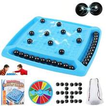 vbxJuego Magnético con TableroJuego de Ajedrez Magnético para Animar El Ambiente Juegos de Estrategia y Rompecabezas Uegos de Fiesta para Niños y Adultoszsdd - como en la foto - Ver 2