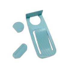 Multi-Function Door Stopper Ty Protector Creative Door Open Wedge Shaped Holder  Floor Door Stopper - Fashion Blue - View 2
