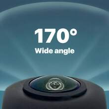 Cámara de visión trasera con lente gran angular de 170°, visión nocturna, adecuada para varios modelos de vehículos, cámara montada externamente - 170 años - Ver 2