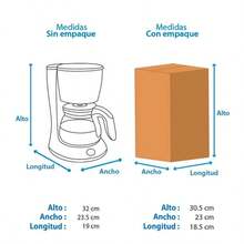 Cafetera Taurus Coffemax Elora 12 Tazas Filtro Permanente 700W Color Rosa - Tipo de Enchufe A USA (110-127V) - Ver 5