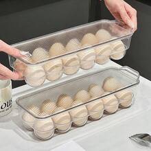 12格可堆叠塑料鸡蛋收纳盒/食品容器，带盖，适合家庭厨房使用 - 彩色 - 查看 5