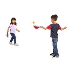 Doug Sunny Patch Spark Shark Toss and Catch Net Pool Game With 2 BallsChildlike charm, a must-have gift for children - como en la foto - Ver 3