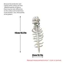 Cool Glow-In-The-Dark Dinosaur Skeleton Plush Toy, Perfect For Home Decor, Party Decorations, Children's Birthday Gifts, Graduations, Weddings, Halloween, And Christmas. - Multicolor - View 12