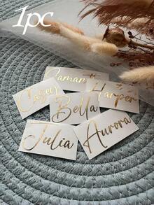 1-10pcs Customized Stickers, Personalized Business Labels, Custom Stickers And Logos, Wedding Birthday Baptism Stickers, Design Your Own Stickers, Personalized Birthday Stickers, Cute Custom Stickers, Unique Personalized Stickers, Suitable For Son, Daughter, Students, Employees, Children's School, Home, Office And Other Occasions.