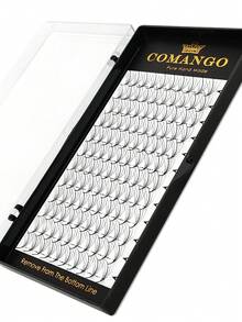 CoMango 120片D型5D纤细预制假睫毛簇，0.07毫米尖头预制混合假睫毛簇，仿貂毛纤细尖头假睫毛簇，批发假睫毛簇，假睫毛簇，单根假睫毛，假睫毛 - D - 查看 7