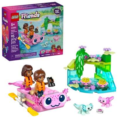  LEGO Friends Axolotl Adventure Boat (42681) Includes A Mini Boat, 2 Characters And 2 Mini Axolotl For Adult Christmas/Birthday Ew Year Gift