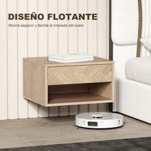HOMCOM Nightstands - Madera Natural - Xem 6