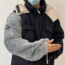 1pc Fracture Care Extra Long Sleeve Glove, Adult Thermal Lined Arm Warmer Sleeve, Warm