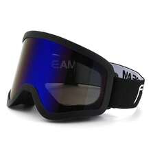 1 件装，冬季滑雪装备，成人滑雪镜，KTM 摩托车镜，骑行镜，雪地摩托车镜，海绵舒适镜，可佩戴近视眼镜的滑雪镜，户外运动镜