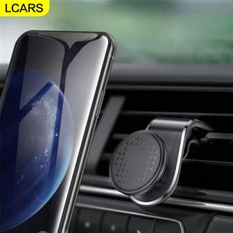  Support de téléphone magnétique pour aération de voiture LCARS, conception compacte, ne bloque pas la vision ni la circulation d'magnétique puissante avec tête de serrage, rotation à 360 degrés, universel pour tous les téléphones