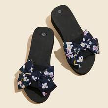 Women's Fashionable Casual Slipper Women Heeled Sandals Comfortable Wedge Heel Soft Bottom Beach Shoes, Anti-Skid Sole Holiday Party Slipper Flip Flops - Multicolor - View 11