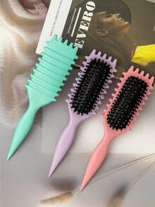 2026 卷发造型梳 - 专为打造男女卷发造型而设计,采用独特的梳齿设计,减少拉扯和头发分离。这款梳子是美发沙龙、美容院和旅行的必备之选,也是旅行度假的理想之选。它能轻柔地塑造自然卷发,减少拉扯。 - 彩色 - 查看 7